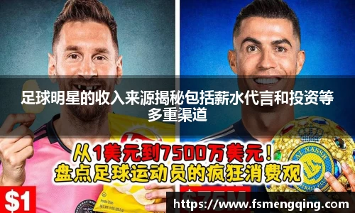 足球明星的收入来源揭秘包括薪水代言和投资等多重渠道
