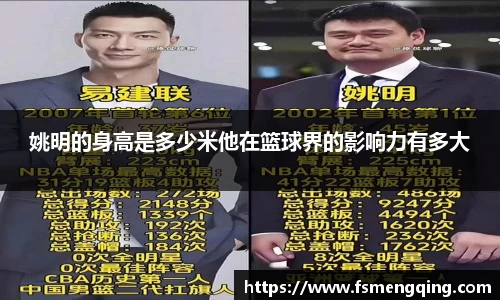 姚明的身高是多少米他在篮球界的影响力有多大