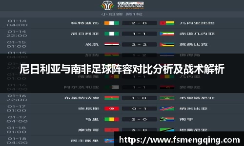 尼日利亚与南非足球阵容对比分析及战术解析
